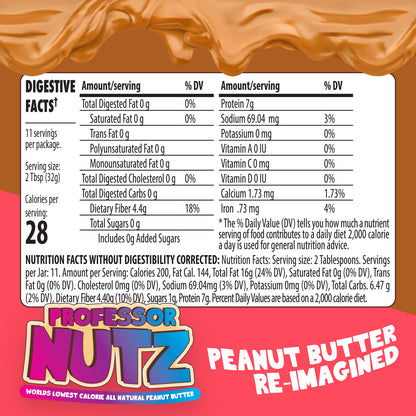 PROFESSOR NUTZ™ - Low Calorie Nut Butter